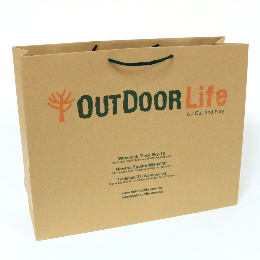 PrintandPack Custom Kraft Paper Bags Printing and Customisation