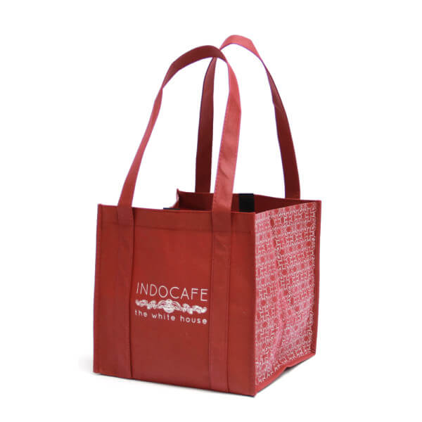 Non woven bag with extended handle for IndoCafe
