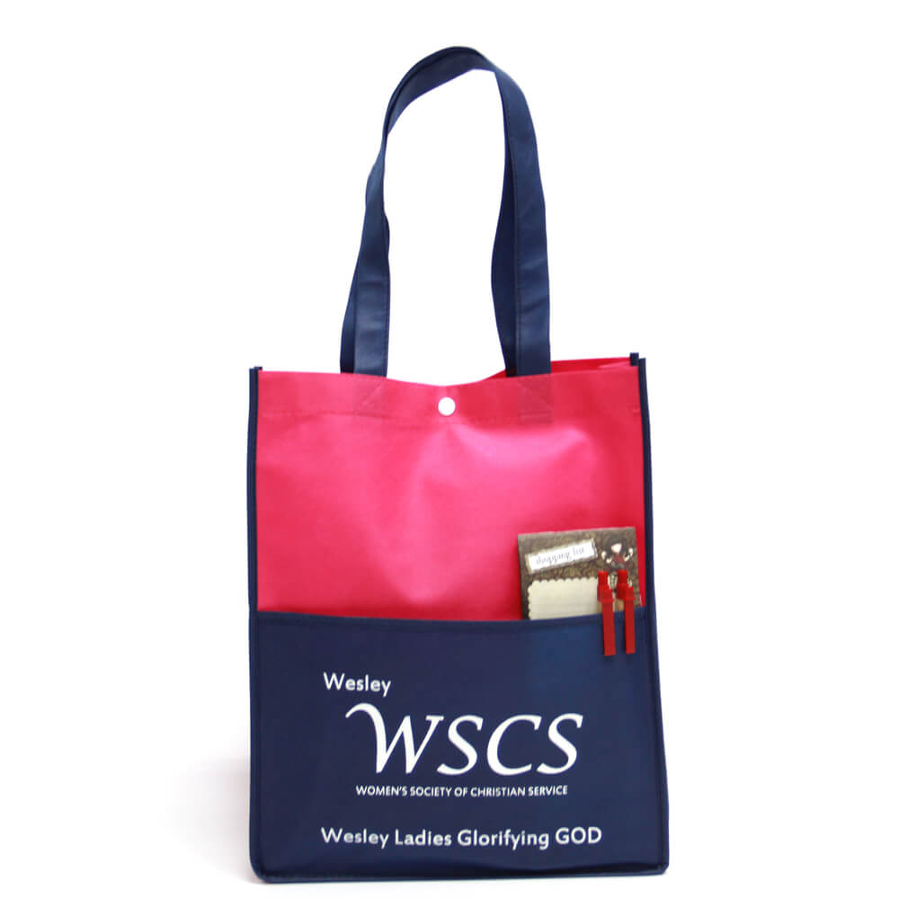 Non woven bag with single pocket for WSCS