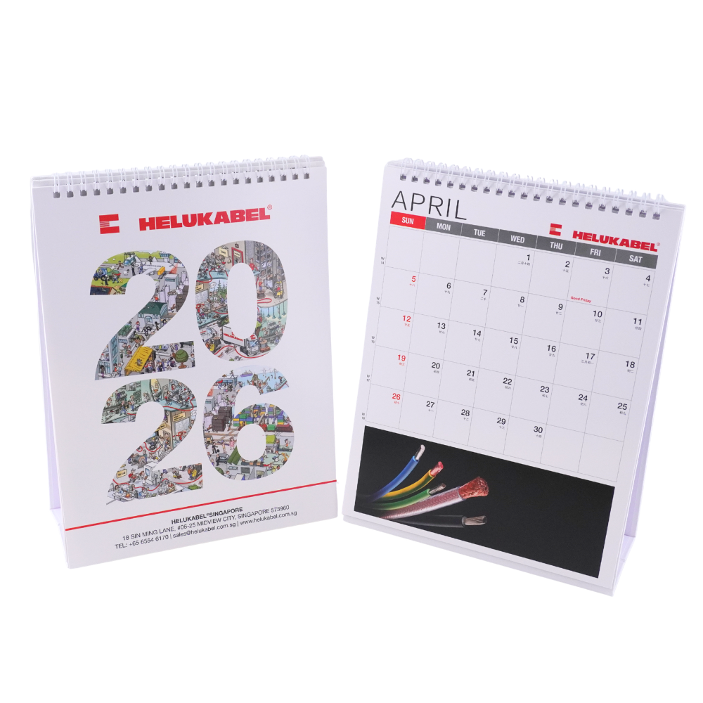 Custom Calendar for Helukabel 2026
